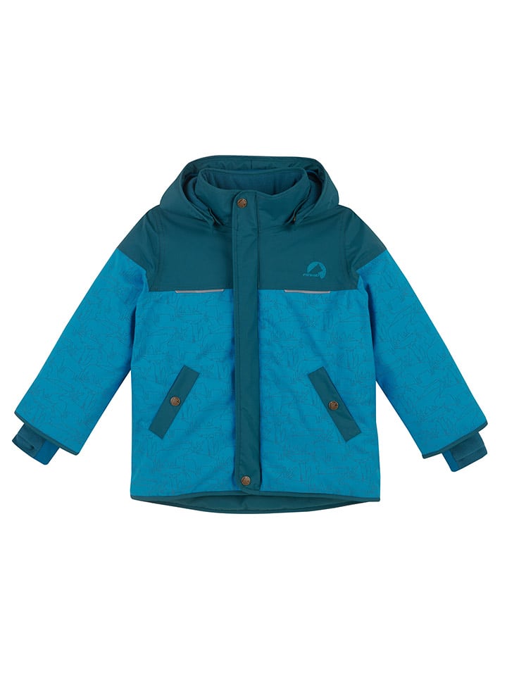 finkid Kurtka zimowa "Koira Ice" w kolorze niebieskim rozmiar: 100/110