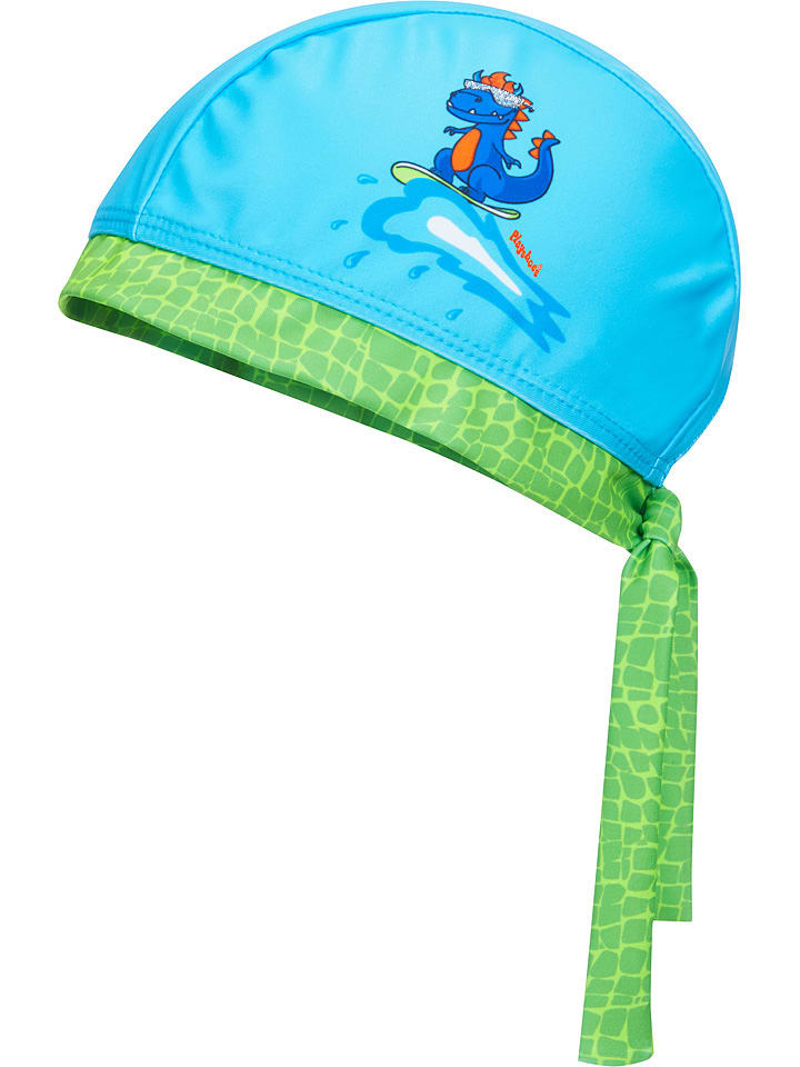 Playshoes Czapka plażowa w kolorze zielono-turkusowym rozmiar: 51 cm