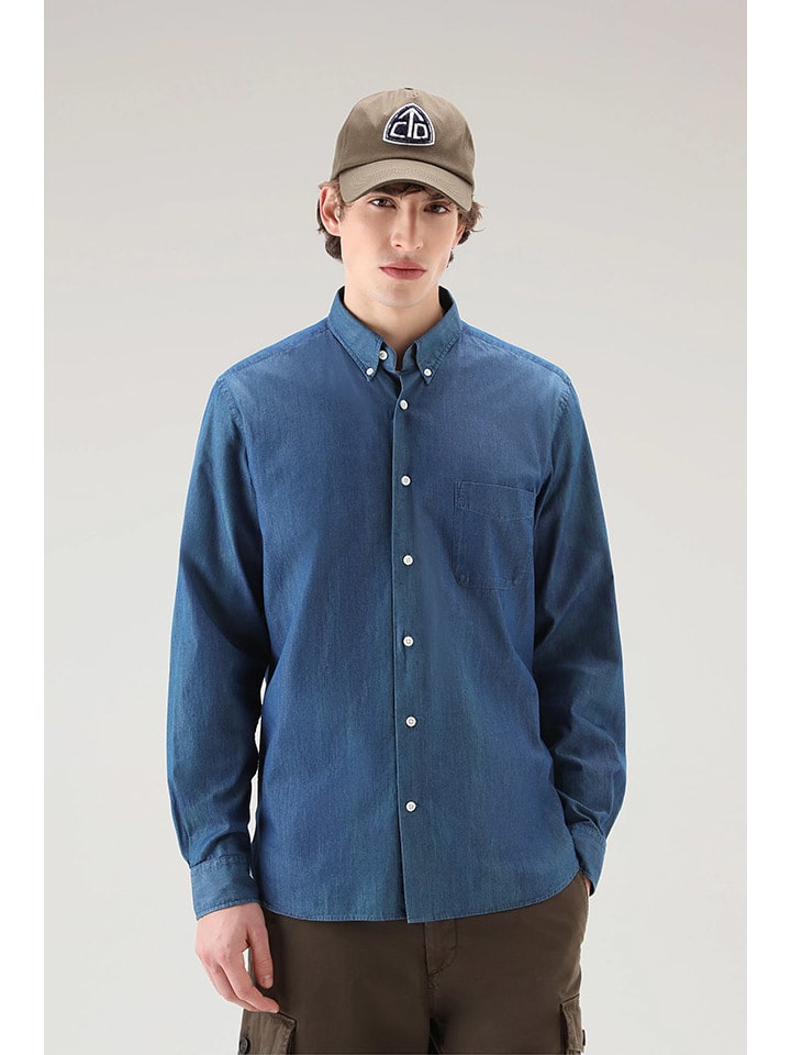 Woolrich Koszula "Classic" - Regular fit - w kolorze niebieskim rozmiar: XL