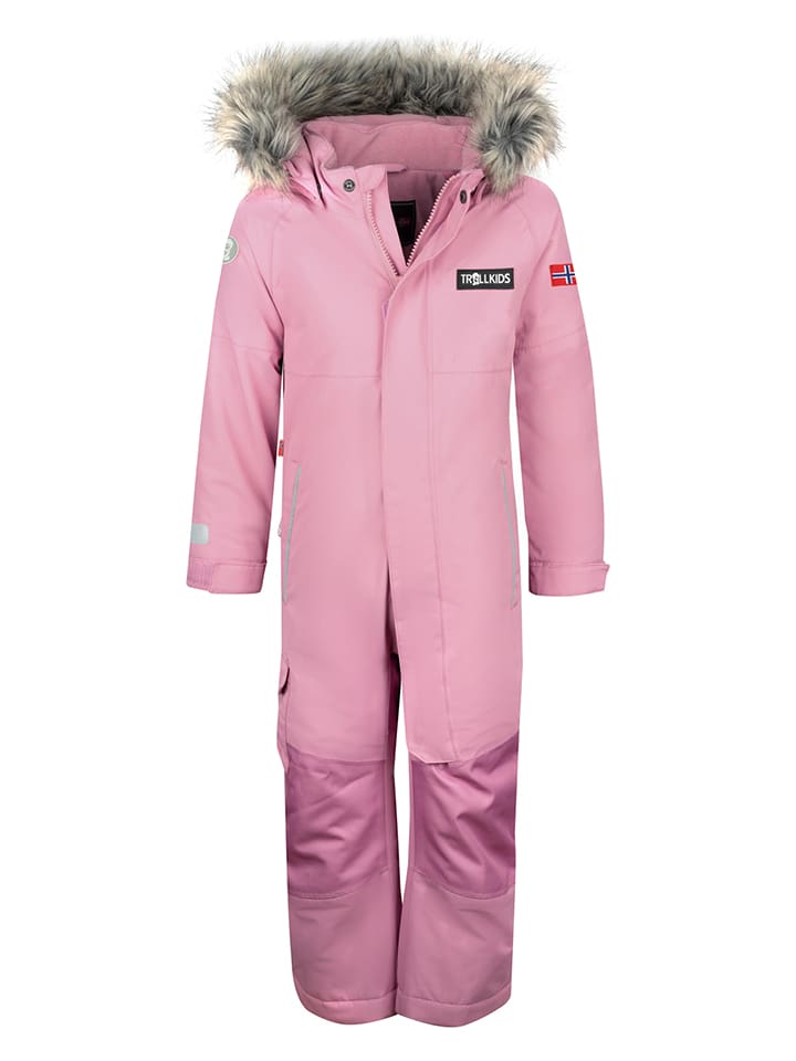 Trollkids Kombinezon zimowy "Kirkenes" w kolorze jasnoróżowym rozmiar: 86