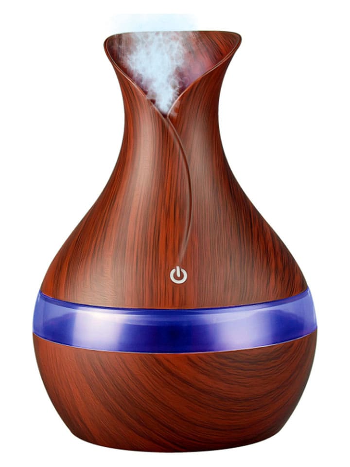 DAM Nawilżacz powietrza LED w kolorze jasnobrązowym - wys. 16 x Ø 11 cm rozmiar: onesize