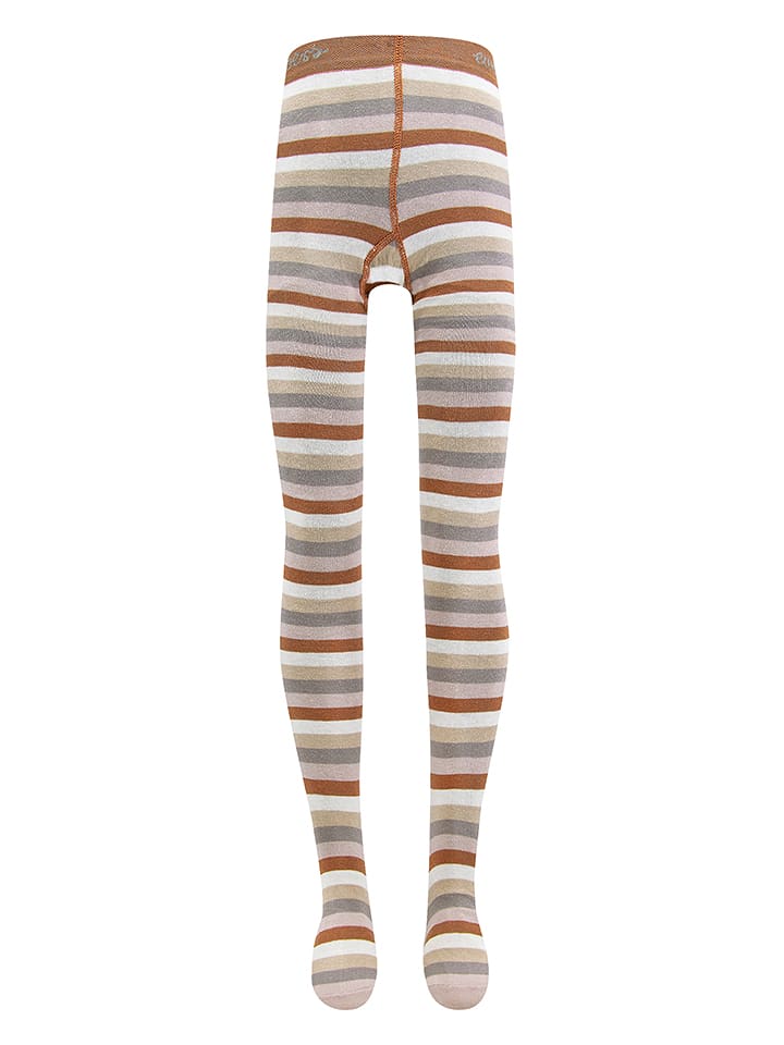 ewers Rajstopy w kolorze jasnobrązowo-jasnoróżowym rozmiar: 110