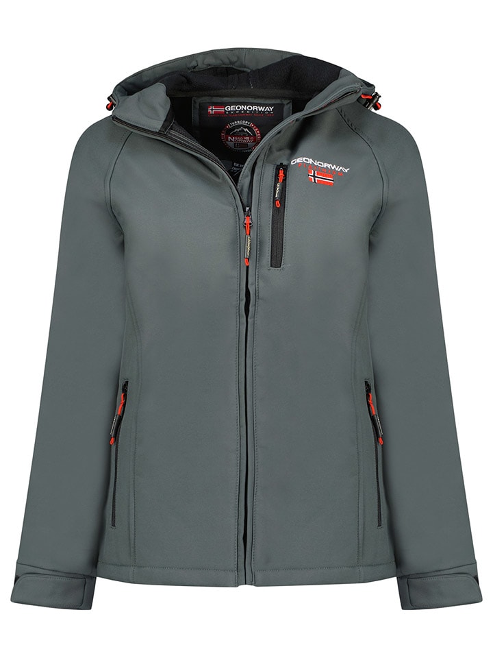 Geographical Norway Kurtka softshellowa "Tacer" w kolorze antracytowym rozmiar: XL