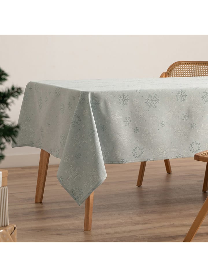 GAMUSI Obrus "Sparkle" w kolorze błękitnym rozmiar: 140x200 cm