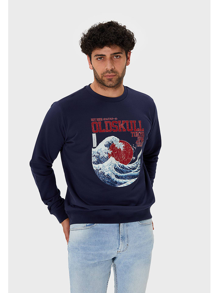 OLDSKULL Bluza w kolorze granatowym rozmiar: L