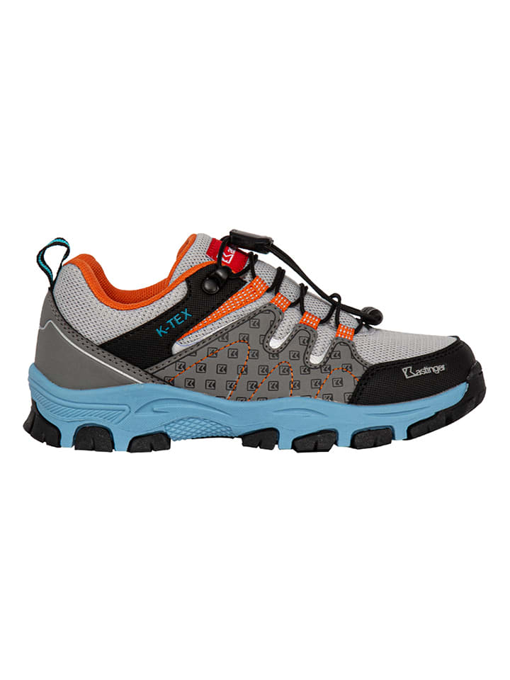 Kastinger Buty trekkingowe "Tallu" w kolorze szaro-błękitno-pomarańczowym rozmiar: 29
