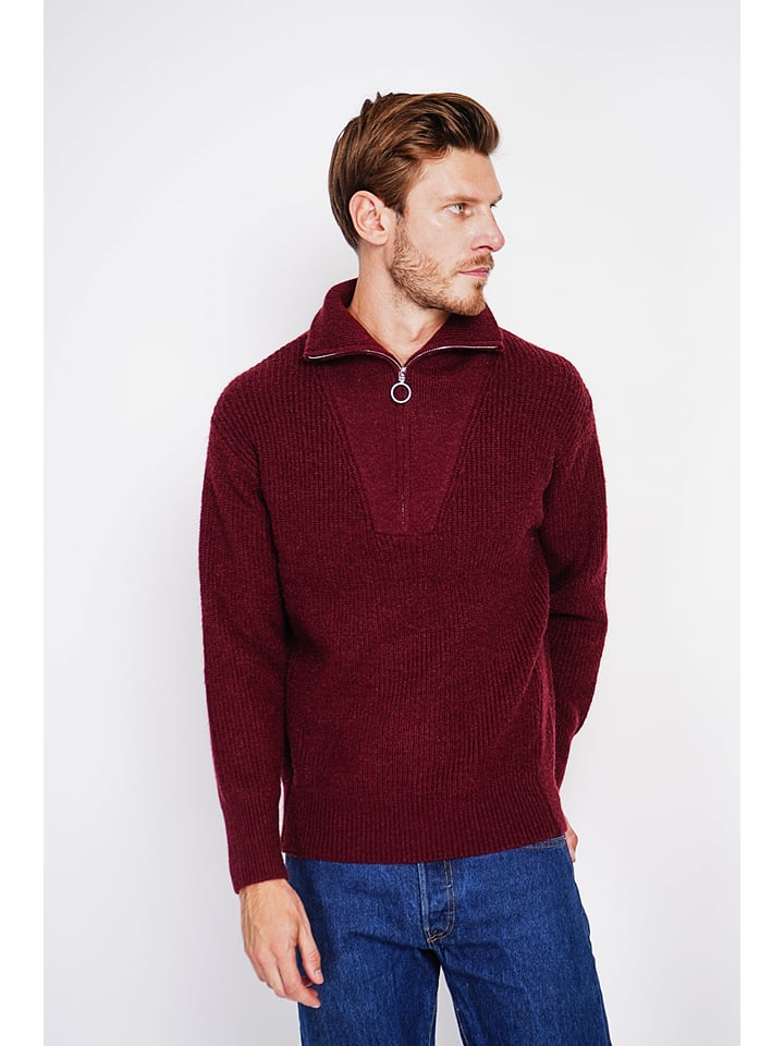 William de Faye Sweter w kolorze bordowym rozmiar: 48