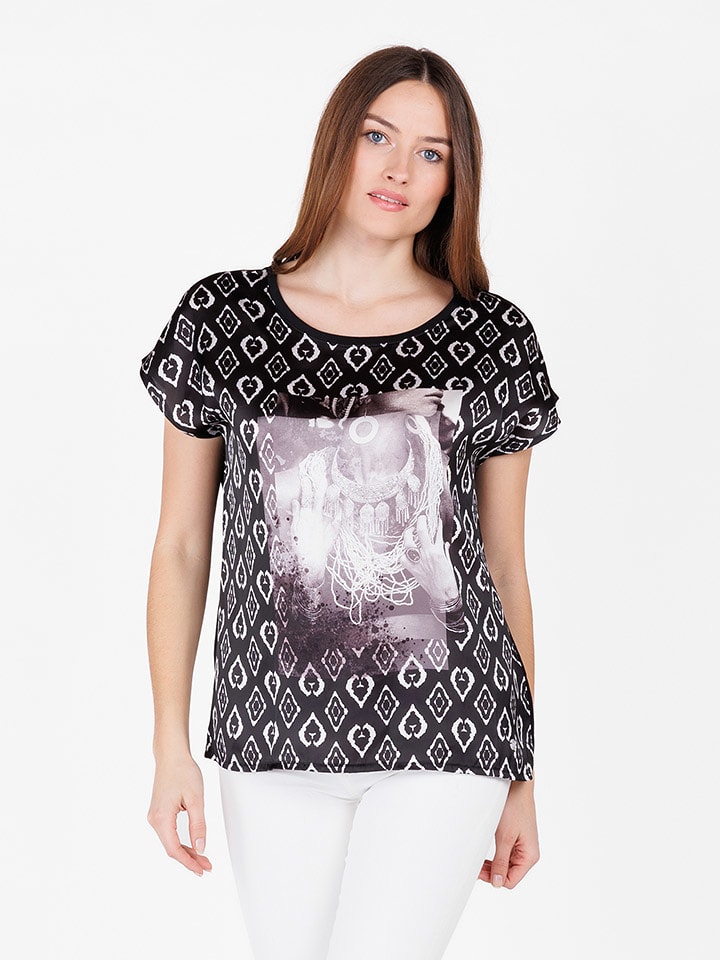 KEY LARGO Koszulka "Tikka" w kolorze czarnym rozmiar: L