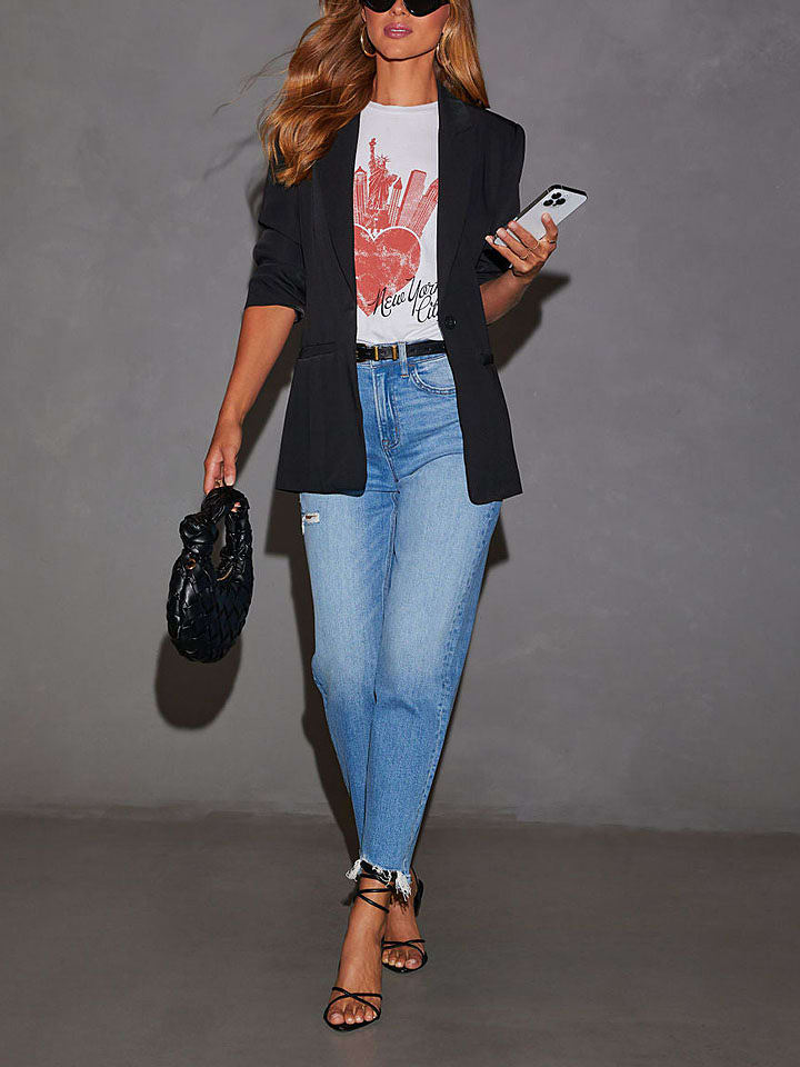 LA Angels Blezer w kolorze czarnym rozmiar: L