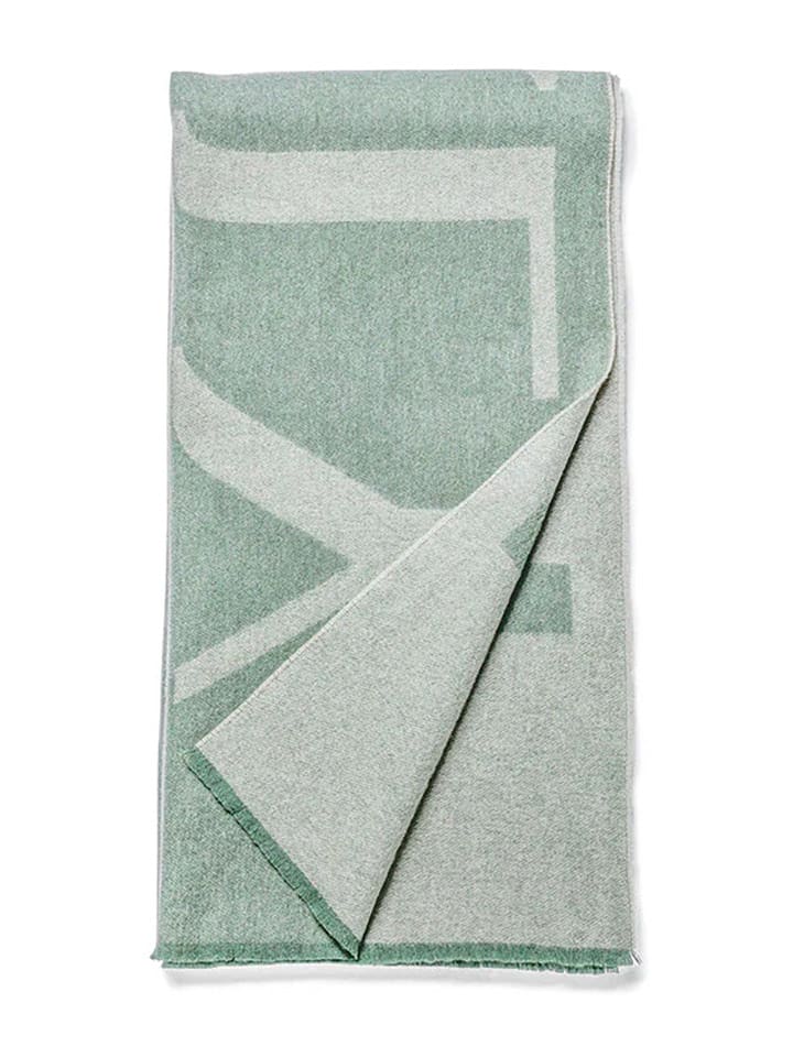 Hey Marly Wełniany szal "Signature" w kolorze zielonym - 200 x 55 cm rozmiar: onesize