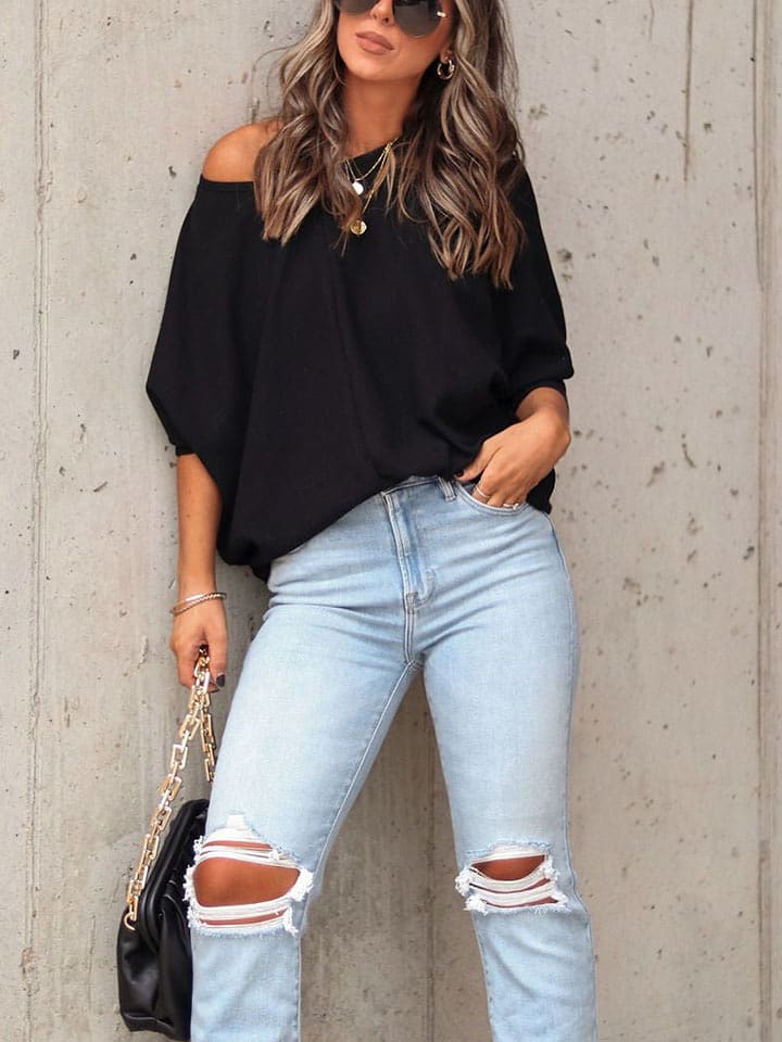 Milan Kiss Bluza w kolorze czarnym rozmiar: M