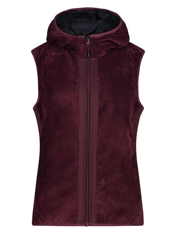 CMP Kamizelka polarowa w kolorze bordowym rozmiar: 42