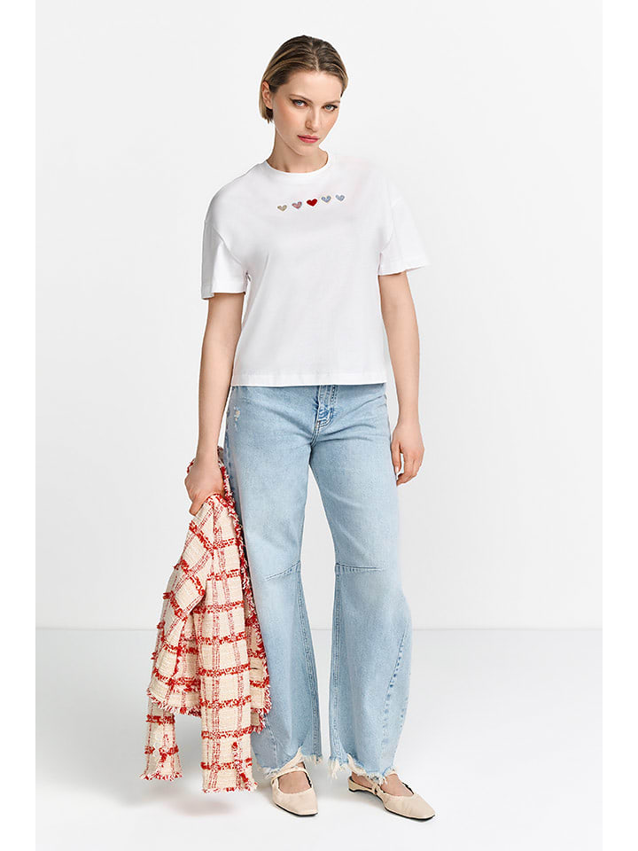 Rich & Royal Koszulka w kolorze białym rozmiar: L