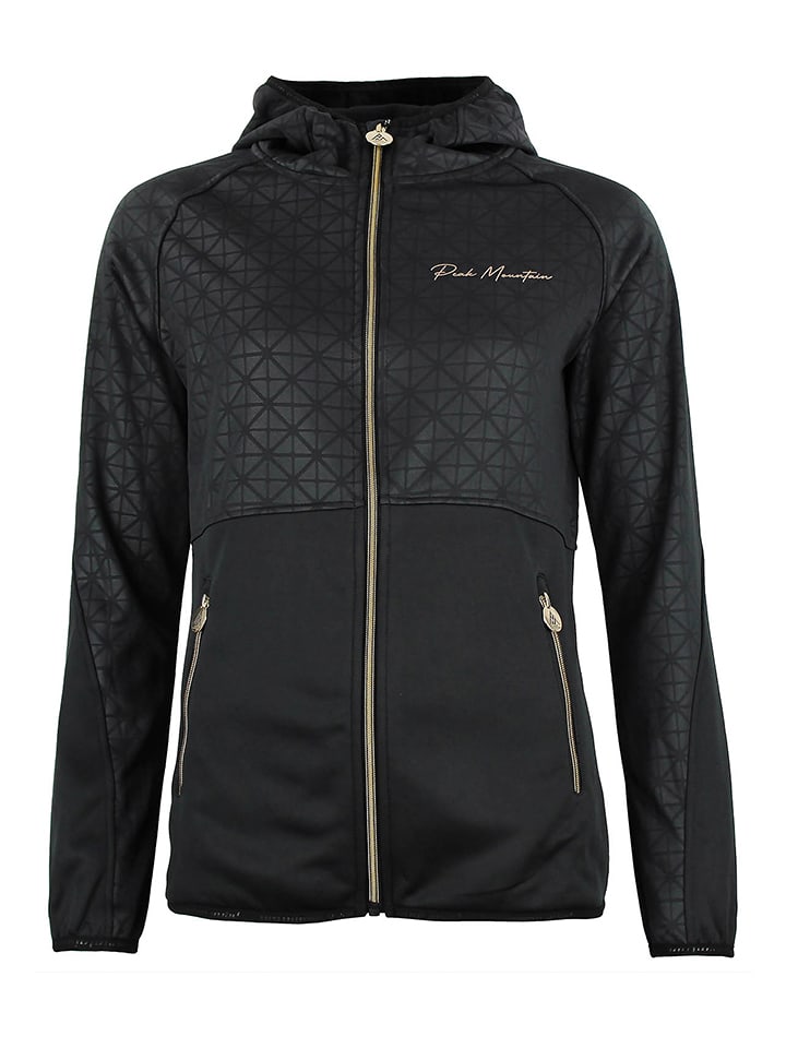 Peak Mountain Kurtka polarowa "Amon" w kolorze czarnym rozmiar: XL