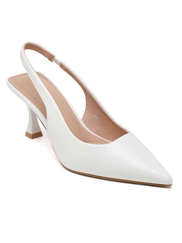 Sixth Sens Czółenka w kolorze białym rozmiar: 38