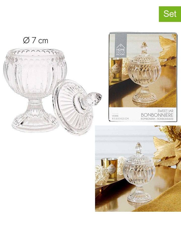 Make a Wish Słoiki (2 szt.) na słodycze - wys. 15 x Ø 7 cm rozmiar: onesize