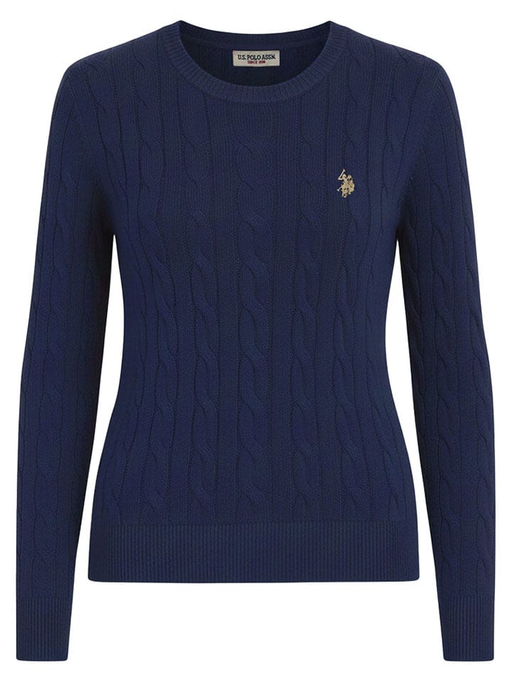 U.S. Polo Assn. Sweter w kolorze granatowym rozmiar: M