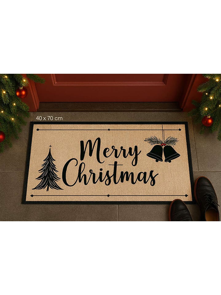 Mioli Wycieraczka w kolorze czarno-kremowym rozmiar: 40x70 cm