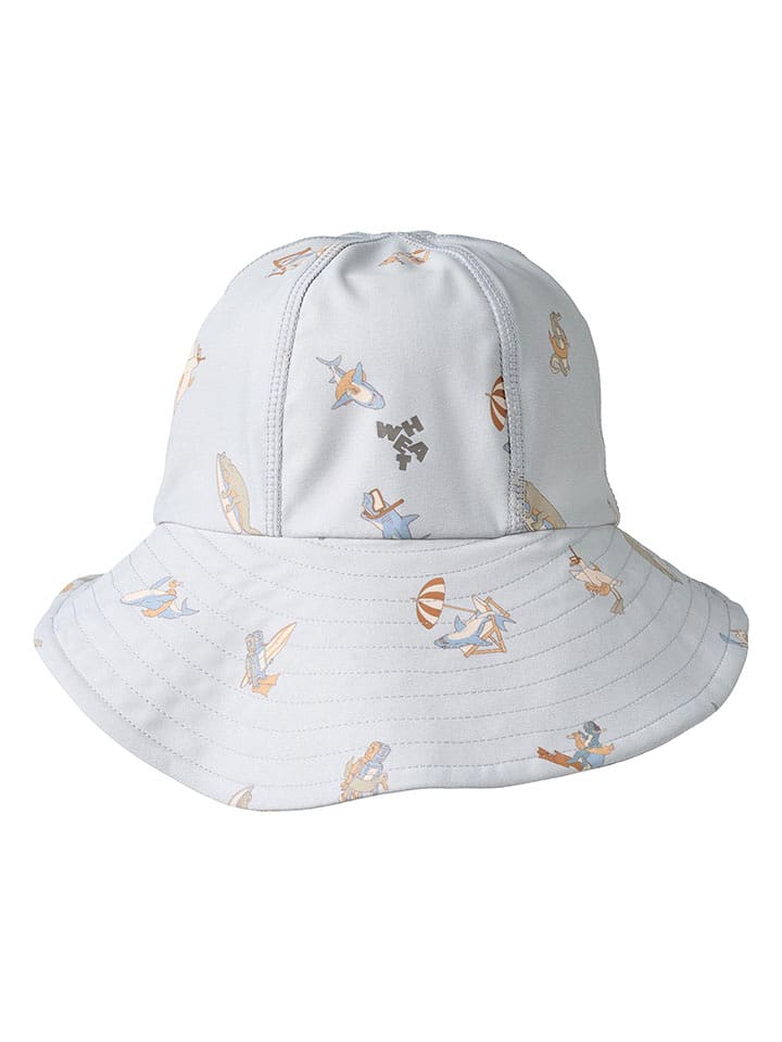 Wheat Kapelusz przeciwsłoneczny "Bora" w kolorze błękitnym rozmiar: 48-51cm