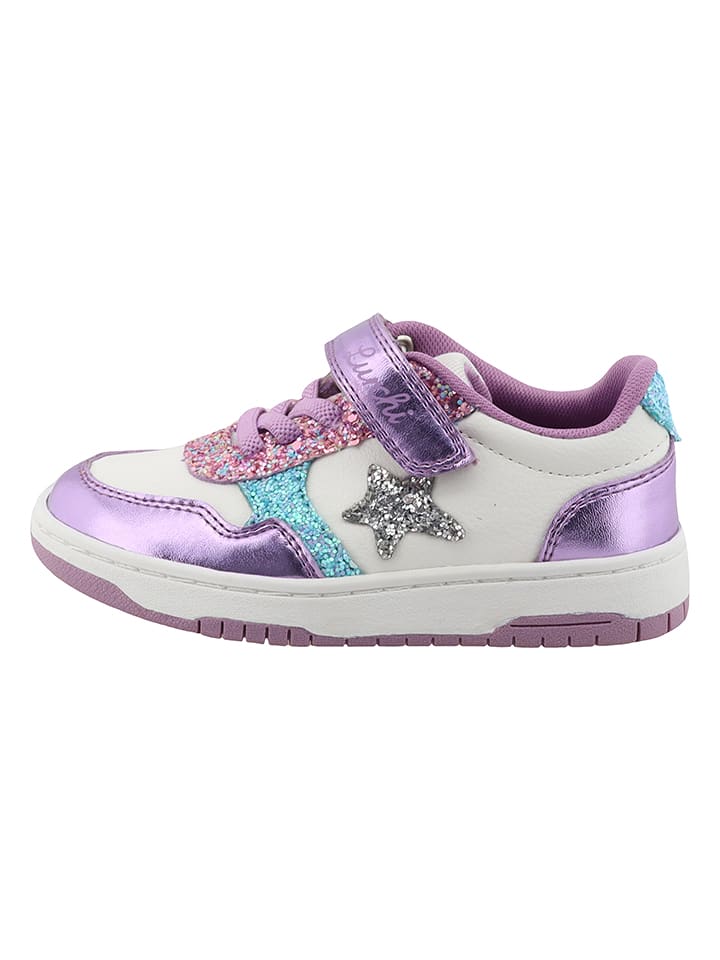 Lurchi Sneakersy "Gerda" w kolorze kremowo-fioletowym rozmiar: 29