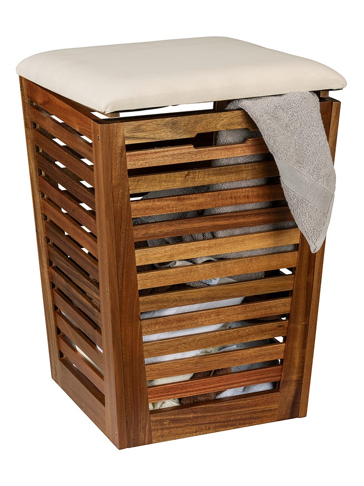 Wenko Skrzynka "Fondi" w kolorze brązowym na pranie - 40 x 56 x 40 cm rozmiar: onesize