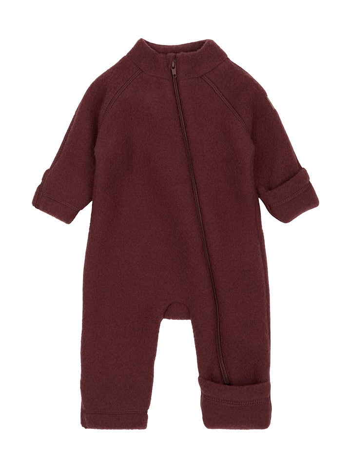 mikk-line Wełniany kombinezon w kolorze bordowym rozmiar: 98