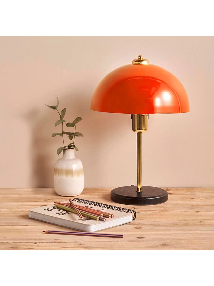 ABERTO DESIGN Lampa stołowa w kolorze pomarańczowym - wys. 38 x Ø 23 cm rozmiar: onesize