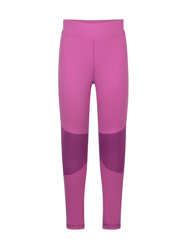 Trollkids Legginsy funkcyjne "Femund" w kolorze fioletowo-jasnoróżowym rozmiar: 116