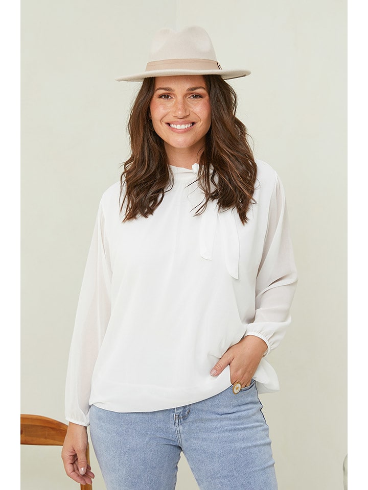 Curvy Lady Bluzka w kolorze białym rozmiar: 44/46