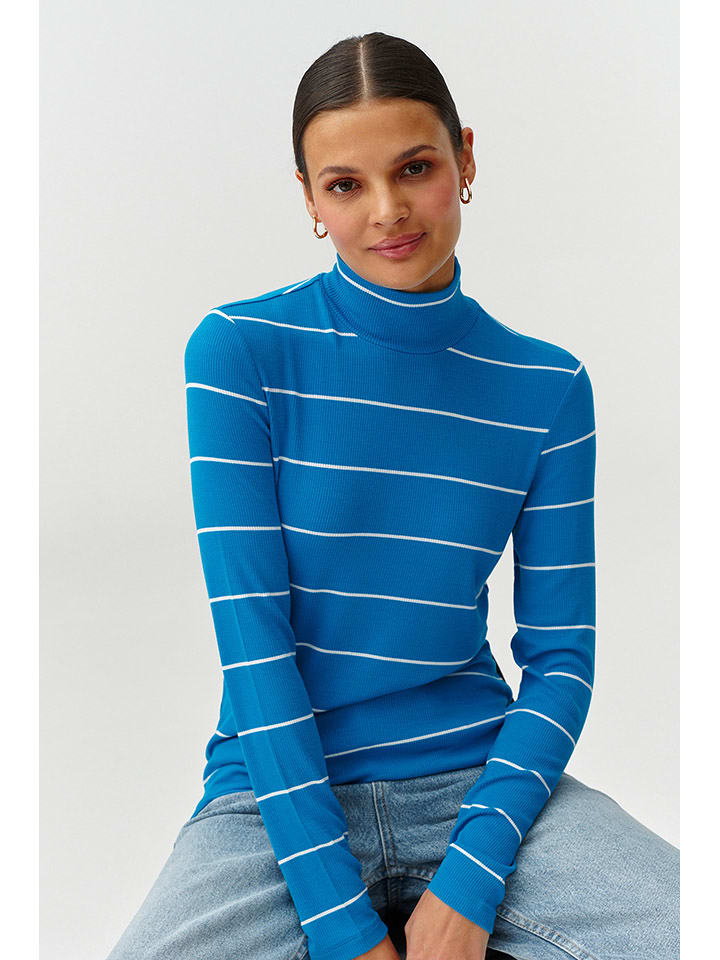 TATUUM Koszulka w kolorze niebiesko-białym rozmiar: L