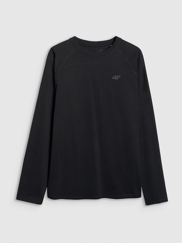 4F Koszulka sportowa w kolorze czarnym rozmiar: M