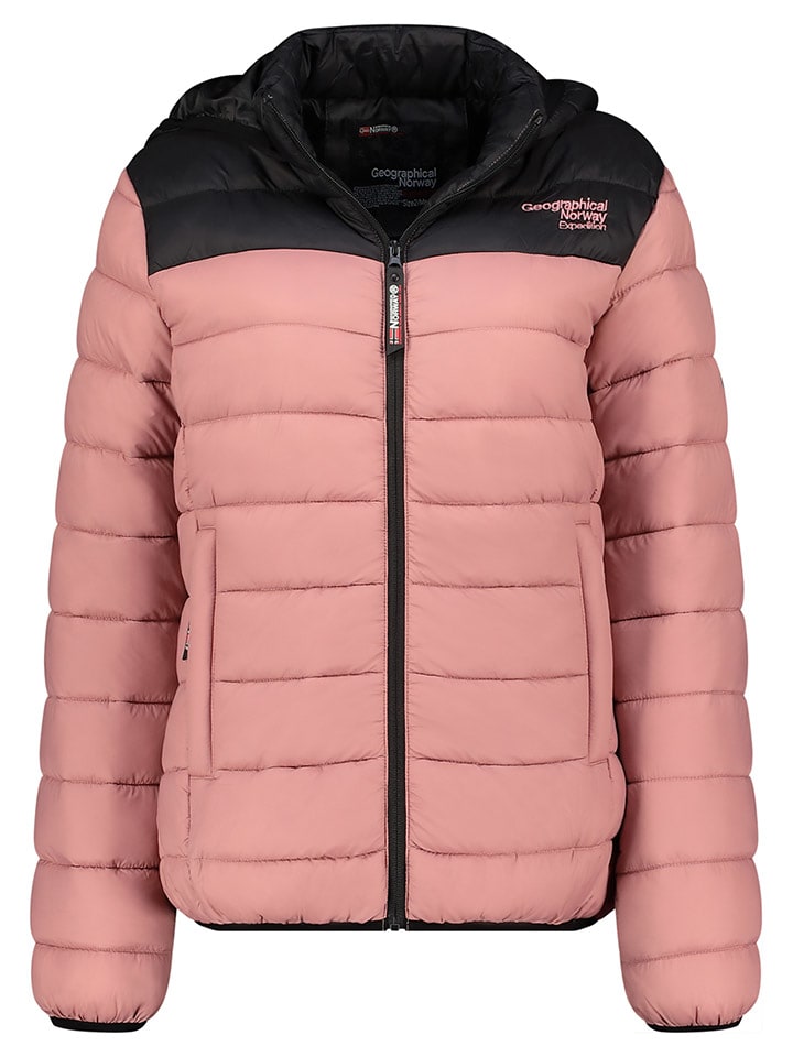 Geographical Norway Kurtka pikowana "Atikoclerc" w kolorze jasnoróżowym rozmiar: XL