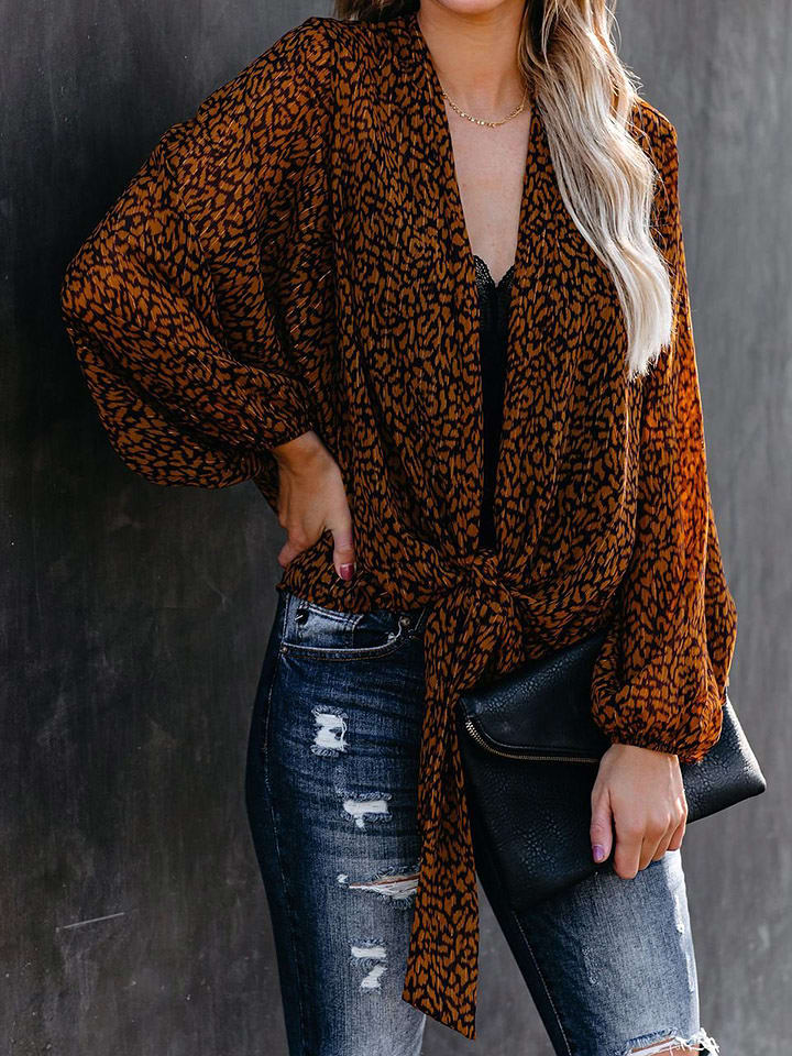 LA Angels Bluzka w kolorze jasnobrązowo-czarnym rozmiar: S