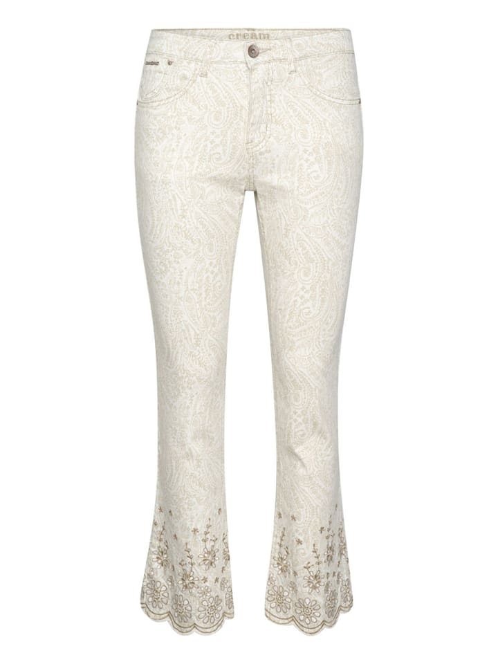 Cream Dżinsy "Rosa" - Slim fit - w kolorze kremowo-beżowym rozmiar: W26