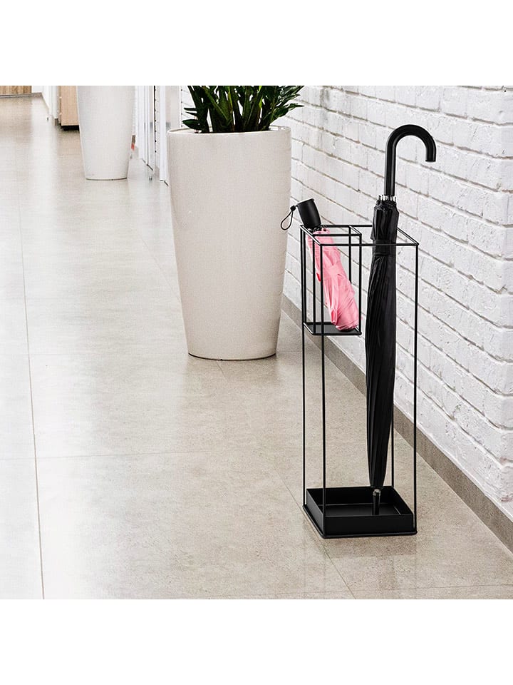 ABERTO DESIGN Stojak w kolorze czarnym na parasole - 20 x 61 cm rozmiar: onesize