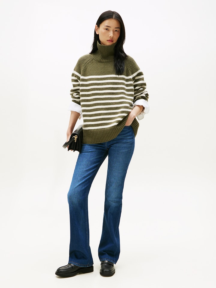 TOMMY JEANS Dżinsy - Flared fit - w kolorze granatowym rozmiar: W33/L32