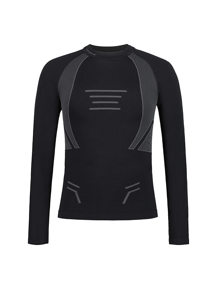 Icepeak Podkoszulek funkcyjny "Irondale" w kolorze czarno-antracytowym rozmiar: M