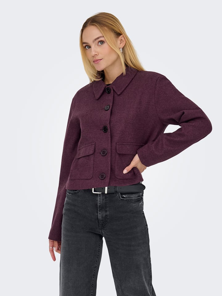 JDY Kurtka przejściowa w kolorze fioletowym rozmiar: M