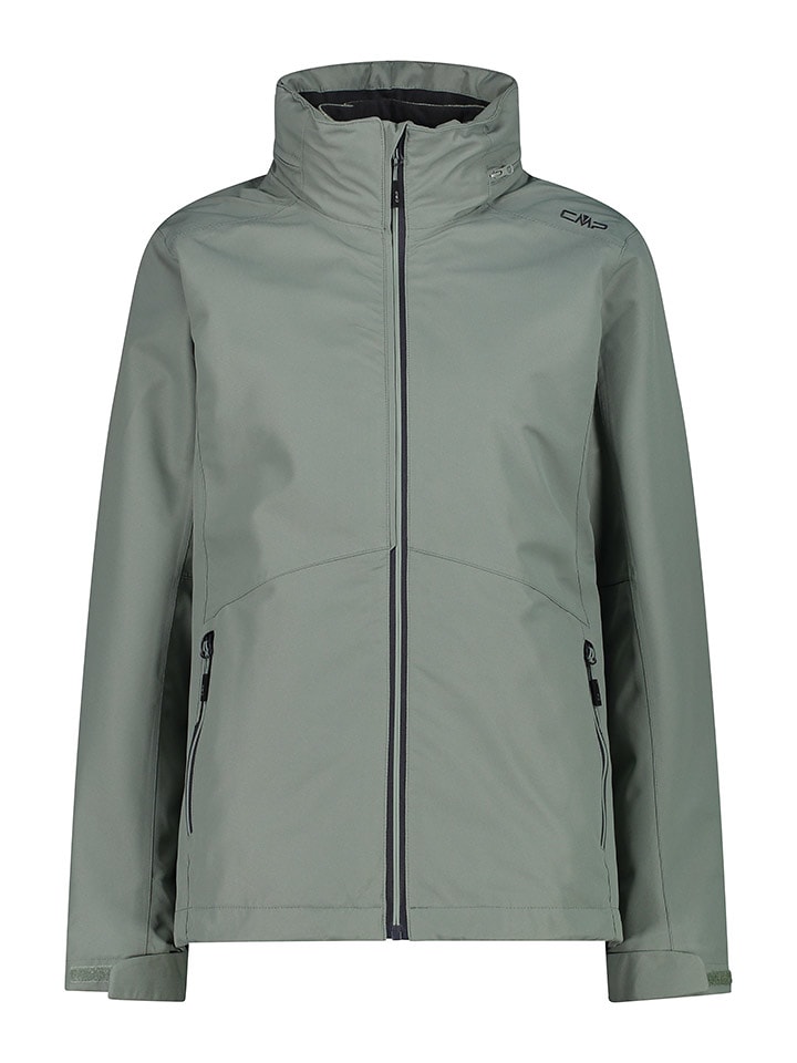 cmp Kurtka funkcyjna 3w1 w kolorze zielonym rozmiar: 42