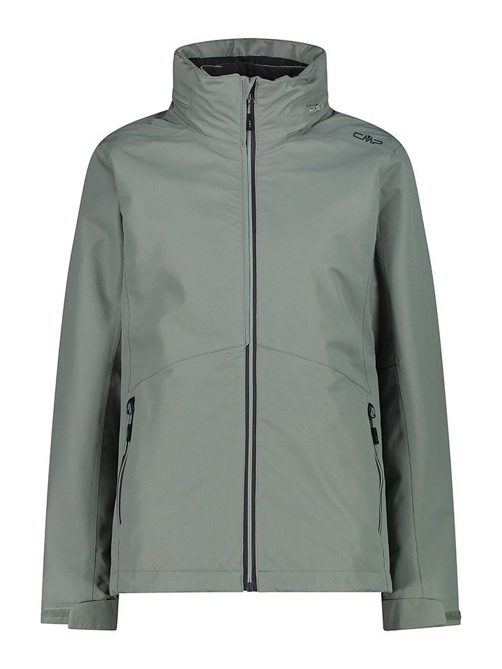 CMP Kurtka funkcyjna 3w1 w kolorze zielonym rozmiar: 42