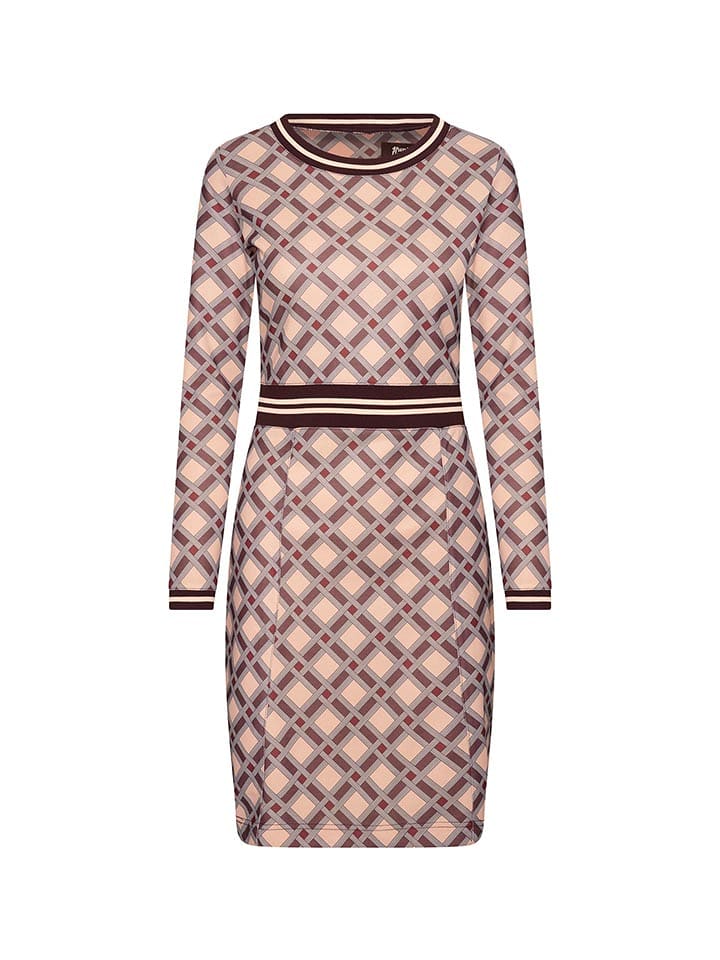 4funkyflavours Sukienka "Tango Till They’re Sore" w kolorze beżowym rozmiar: XXL