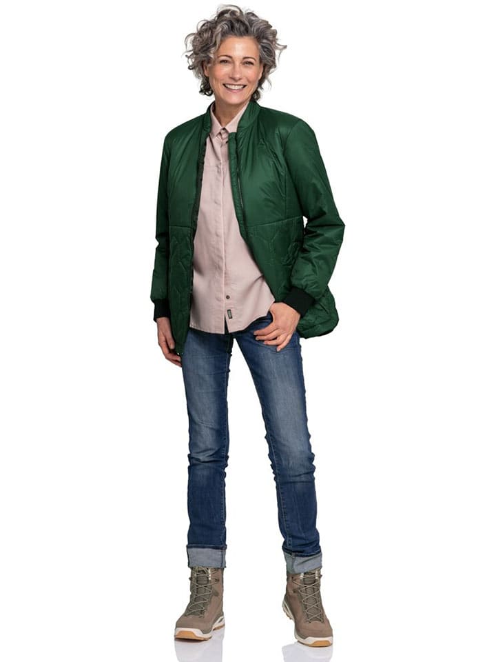 Schöffel Kurtka pikowana "Malkay" w kolorze ciemnozielonym rozmiar: 40