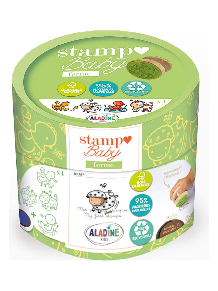 Aladine Zestaw stempli - 18 m+ rozmiar: onesize