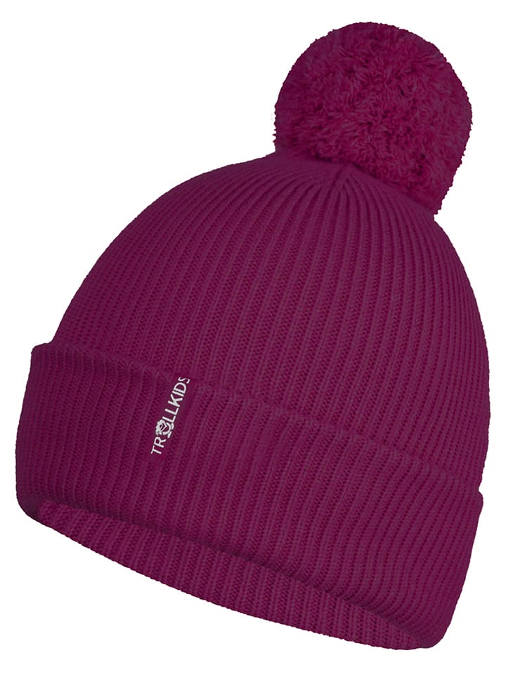 Trollkids Czapka "Holmenkollen" w kolorze fioletowym rozmiar: 52-56 cm