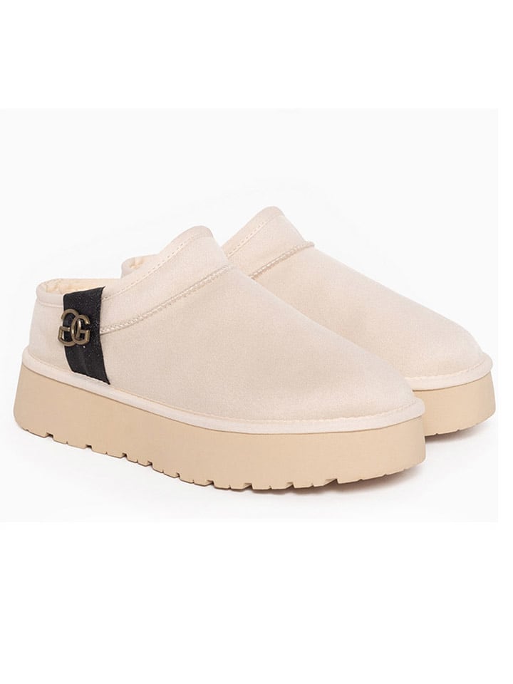 ISLAND BOOT Botki "Idila" w kolorze kremowym rozmiar: 40