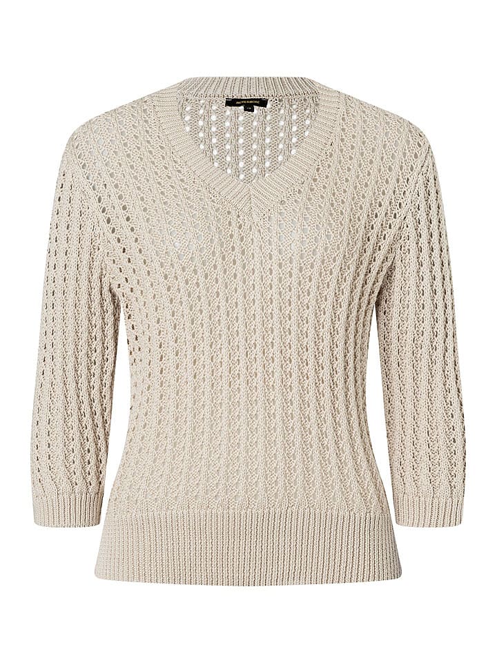 More & More Sweter w kolorze beżowym rozmiar: 42