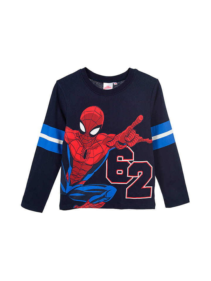 Spiderman Koszulka "Spider-Man" w kolorze czarnym rozmiar: 128