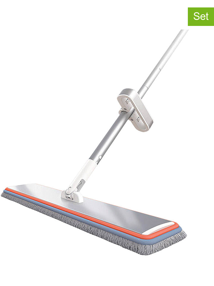 Joybos 2-częściowy zestaw w kolorze białym do mycia podłóg rozmiar: onesize