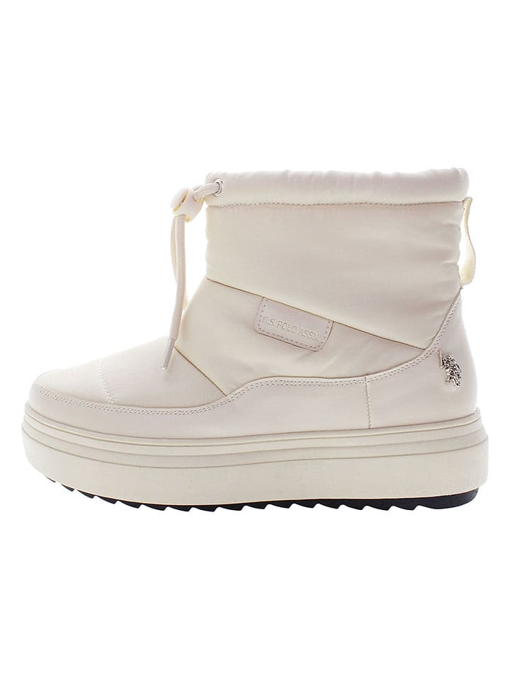 U.S. Polo Assn. Botki zimowe w kolorze kremowym rozmiar: 37