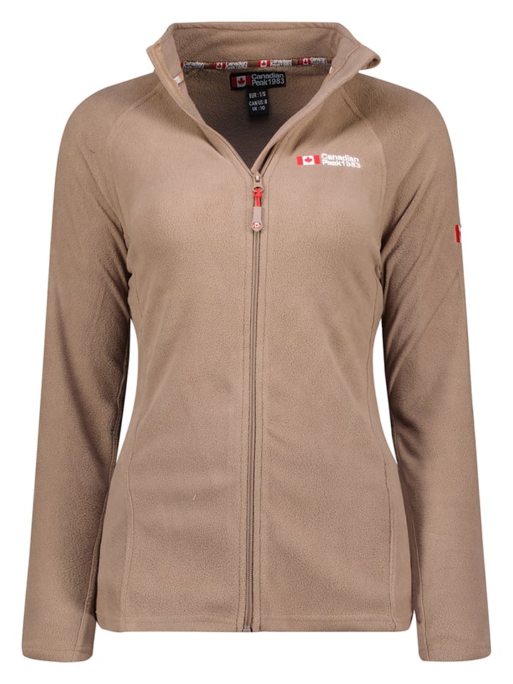 Canadian Peak Kurtka polarowa "Tugeak" w kolorze szarobrązowym rozmiar: XL